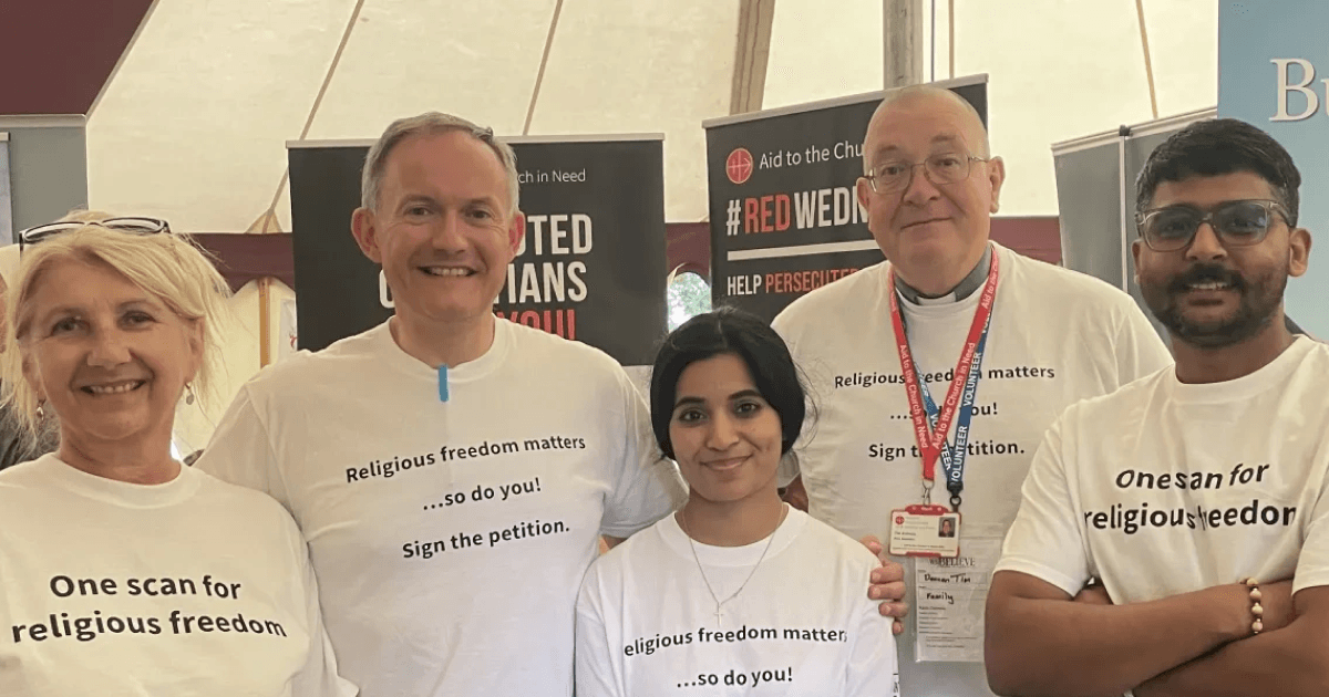 ACN brings religious freedom campaign to festivals